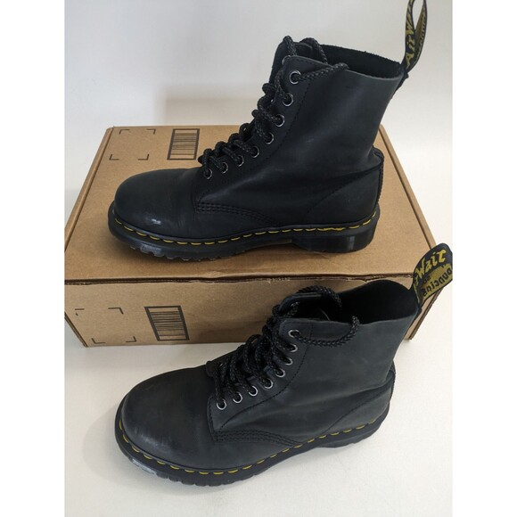 Dr. Martens 1460 Originals 8-Eye, Unisex, Black, Soft Toe, Slip Resistant, 7W/8M main image 6